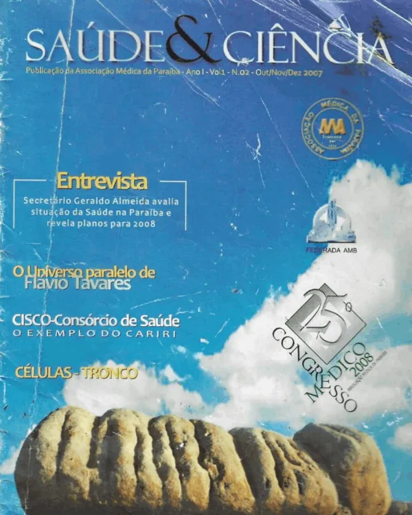 Capa da revista Saúde & Ciência com entrevista de Juliano Lopes